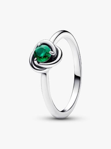Anillo Círculo Eternity Gema del Mes de Mayo