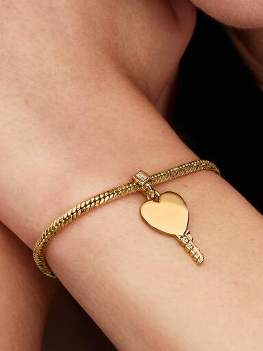 Colgante Etiqueta Grabable Llave Corazón