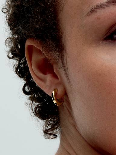Pendientes de Aro Abiertos Redondos