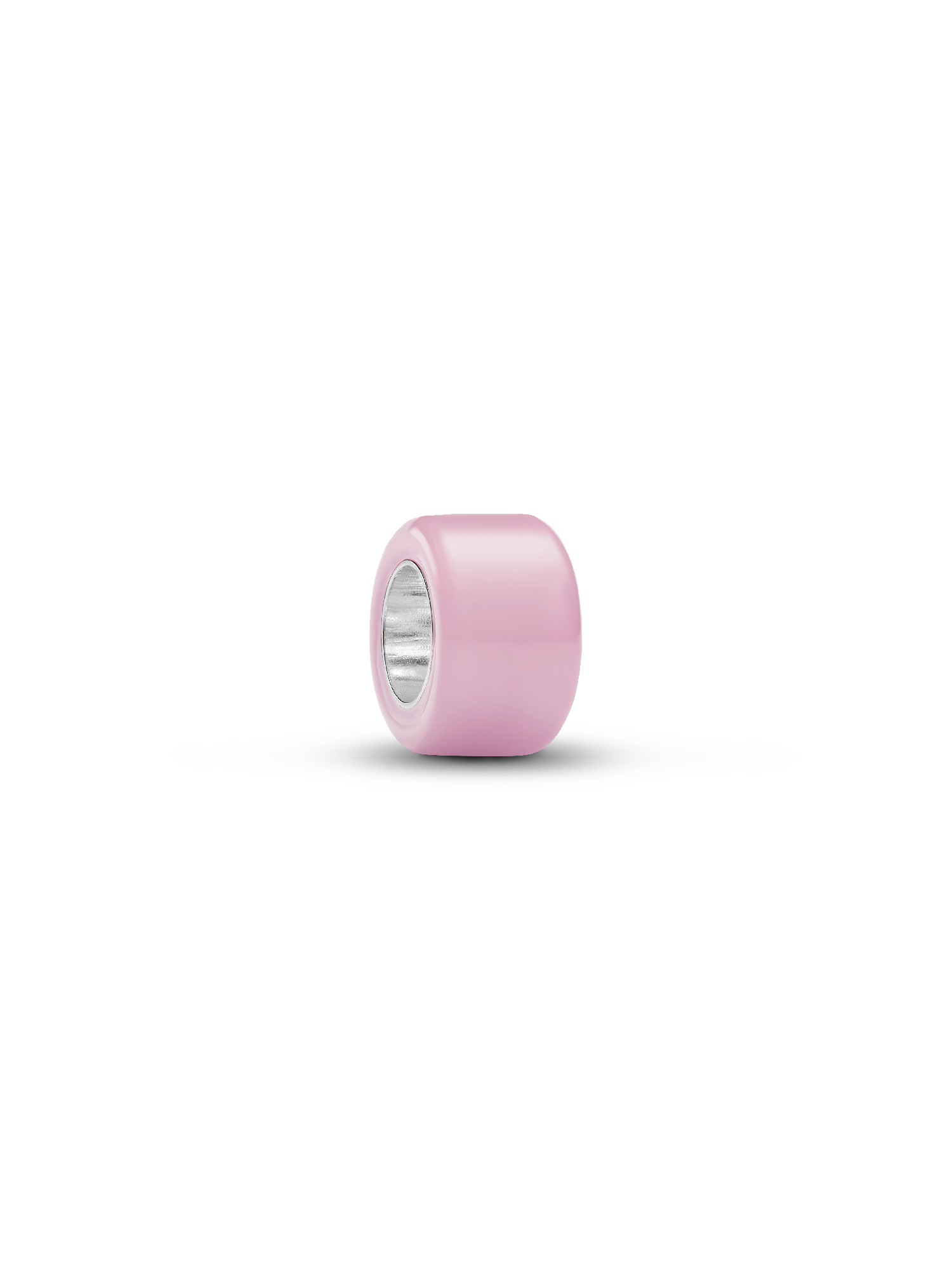 Charm Mini Cristal de Murano Rosa
