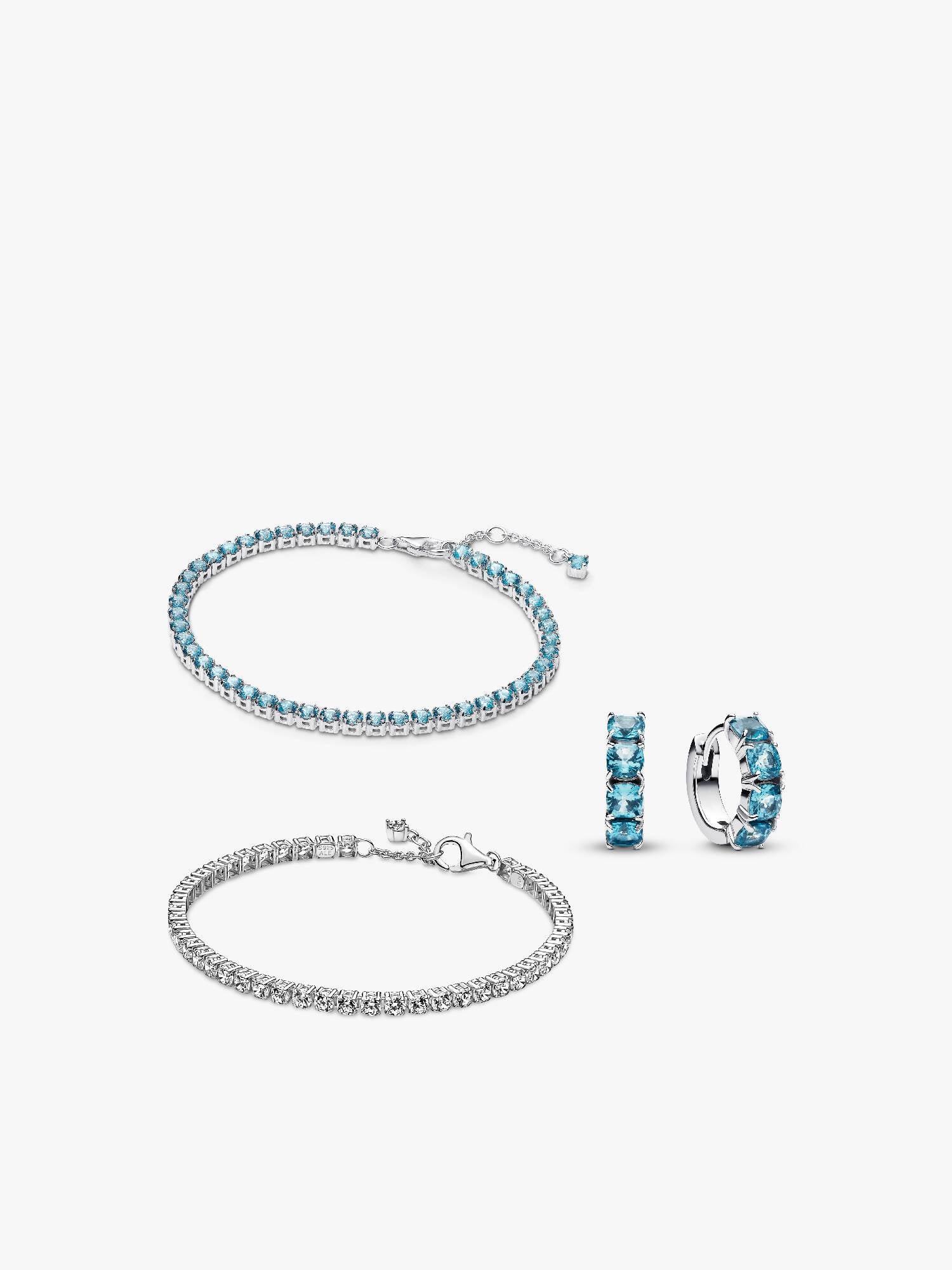 Conjunto de Regalo pulsera Brillante tenis
