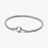 Pulsera Cadena de Serpiente Trenzada con Cierre de Bola de Pandora Pulsera Cadena de Serpiente Trenzada con Cierre de Bola de Pandora