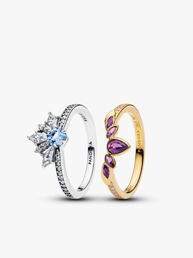 Conjunto de Regalo Anillos Elsa y Anna Frozen de Disney