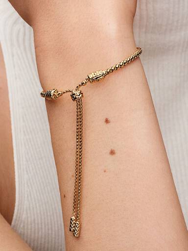 Pulsera Pandora Moments Cadena con Tachuelas Deslizante