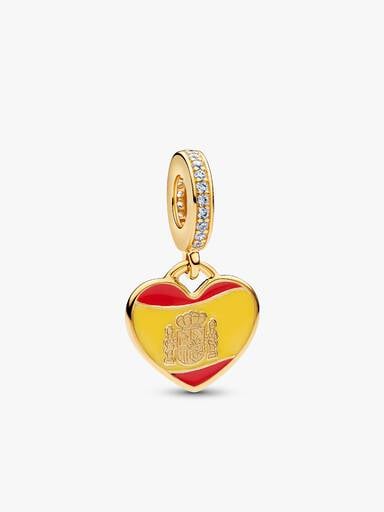 Charm Colgante Corazón España Grabable