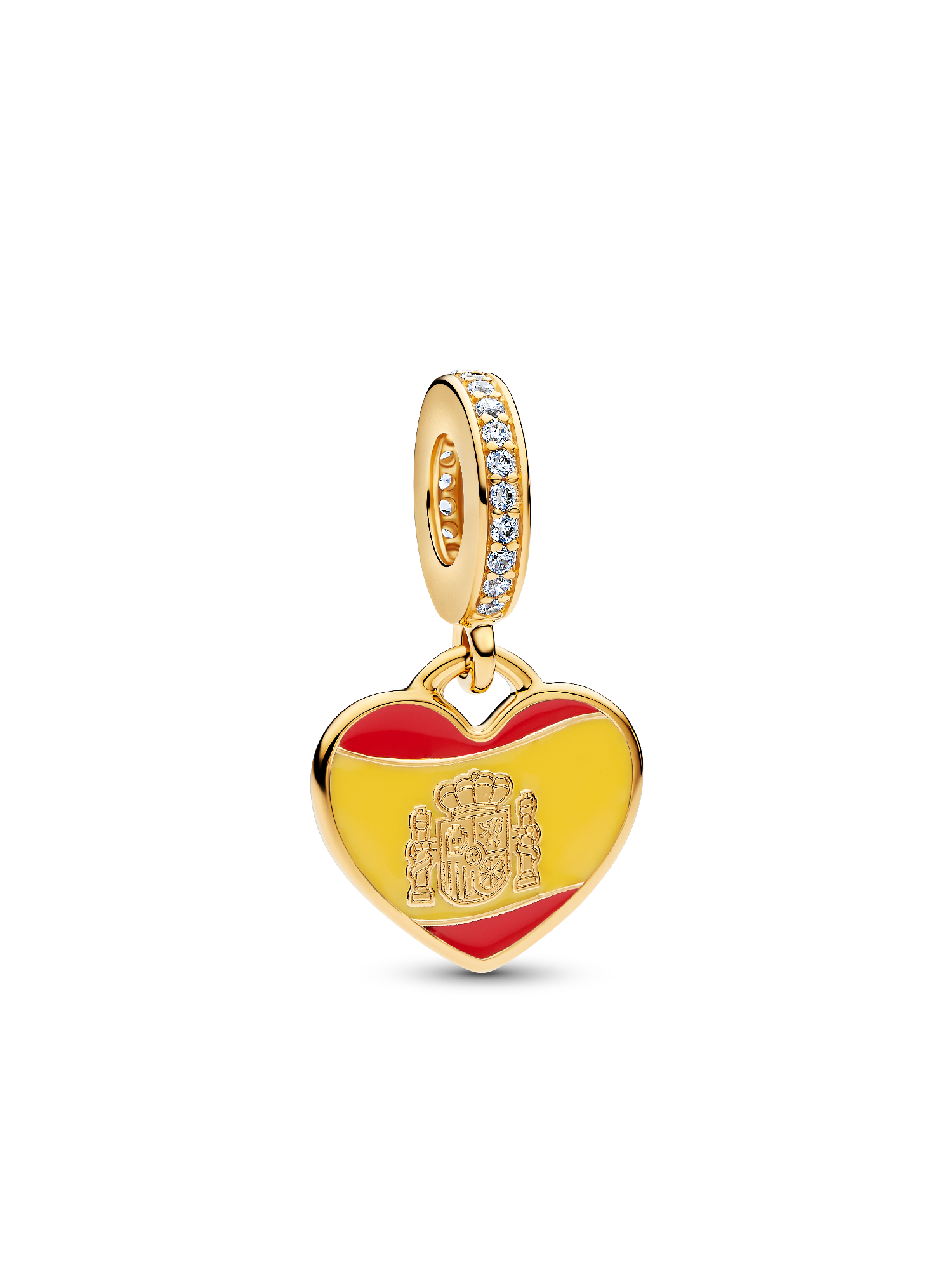Charm Colgante Corazón España Grabable