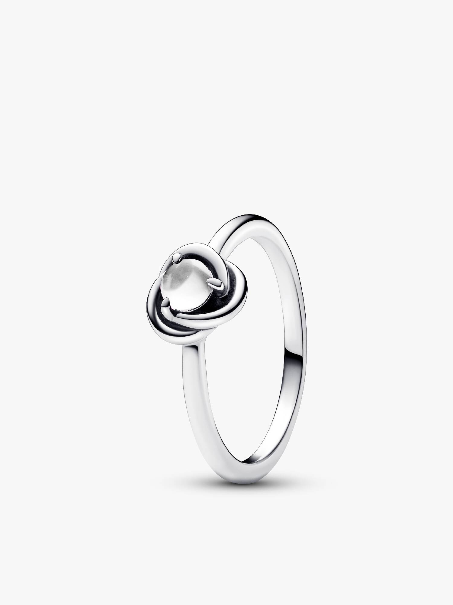 Anillo Círculo Eternity Gema del Mes de Abril