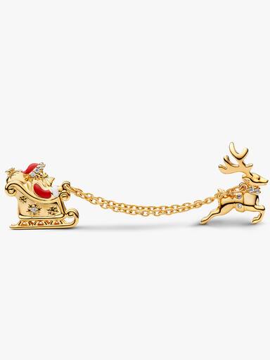 Charm Doble Trineo Papá Noel