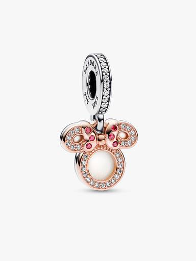 Charm Colgante Doble Silueta Minnie Mouse de Disney