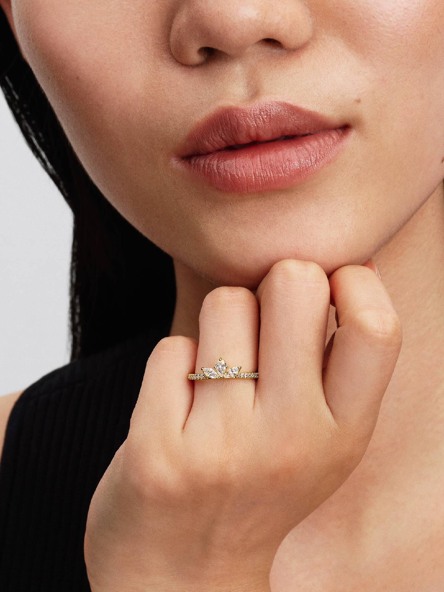 Anillo Herbario Brillante