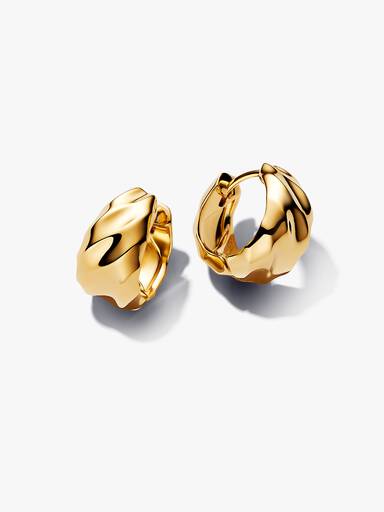 Pendientes de Aro Ondulados