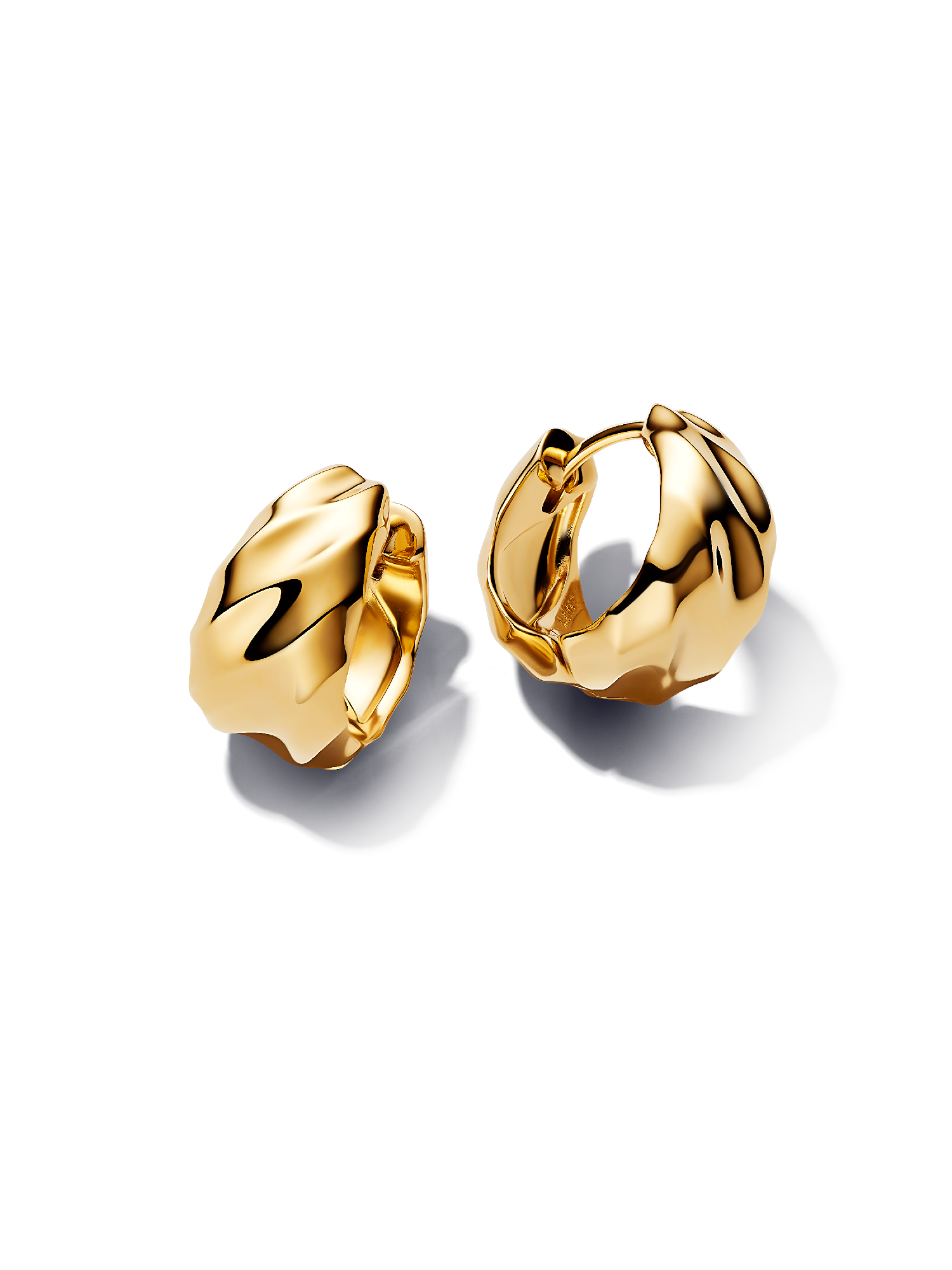 Pendientes de Aro Ondulados