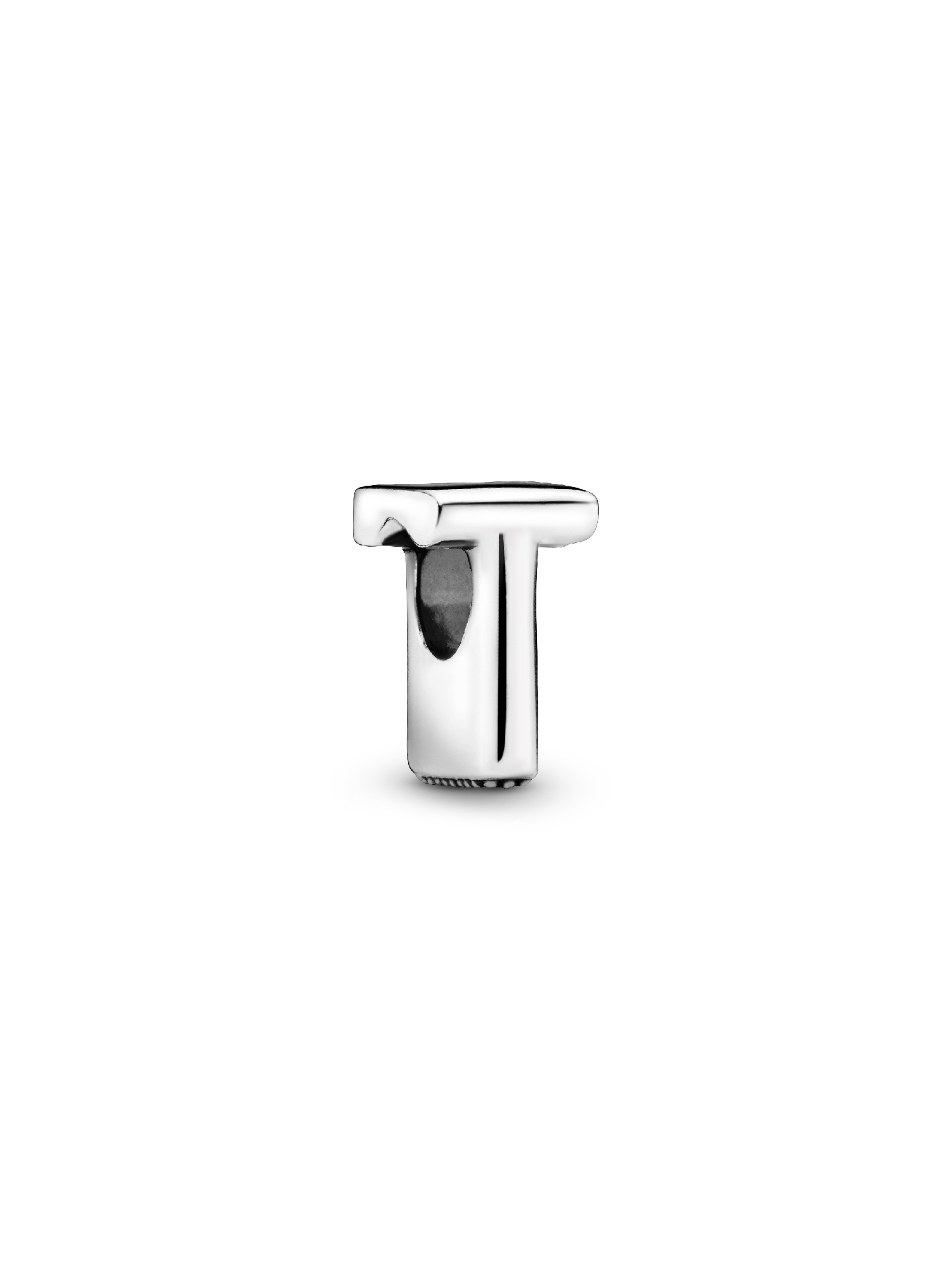 Charm en plata de ley Letra T