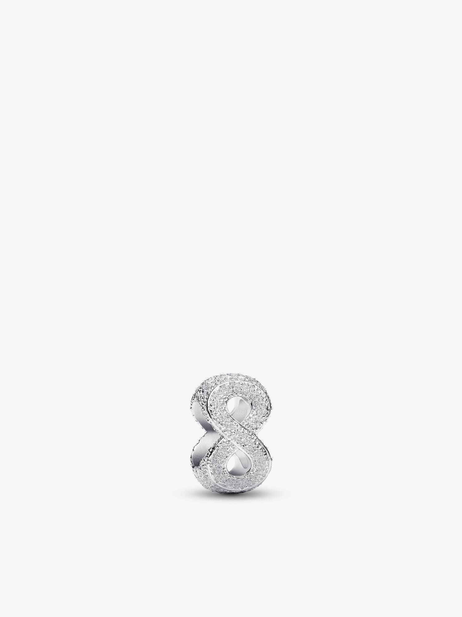 Charm Mini Símbolo Infinito Textura