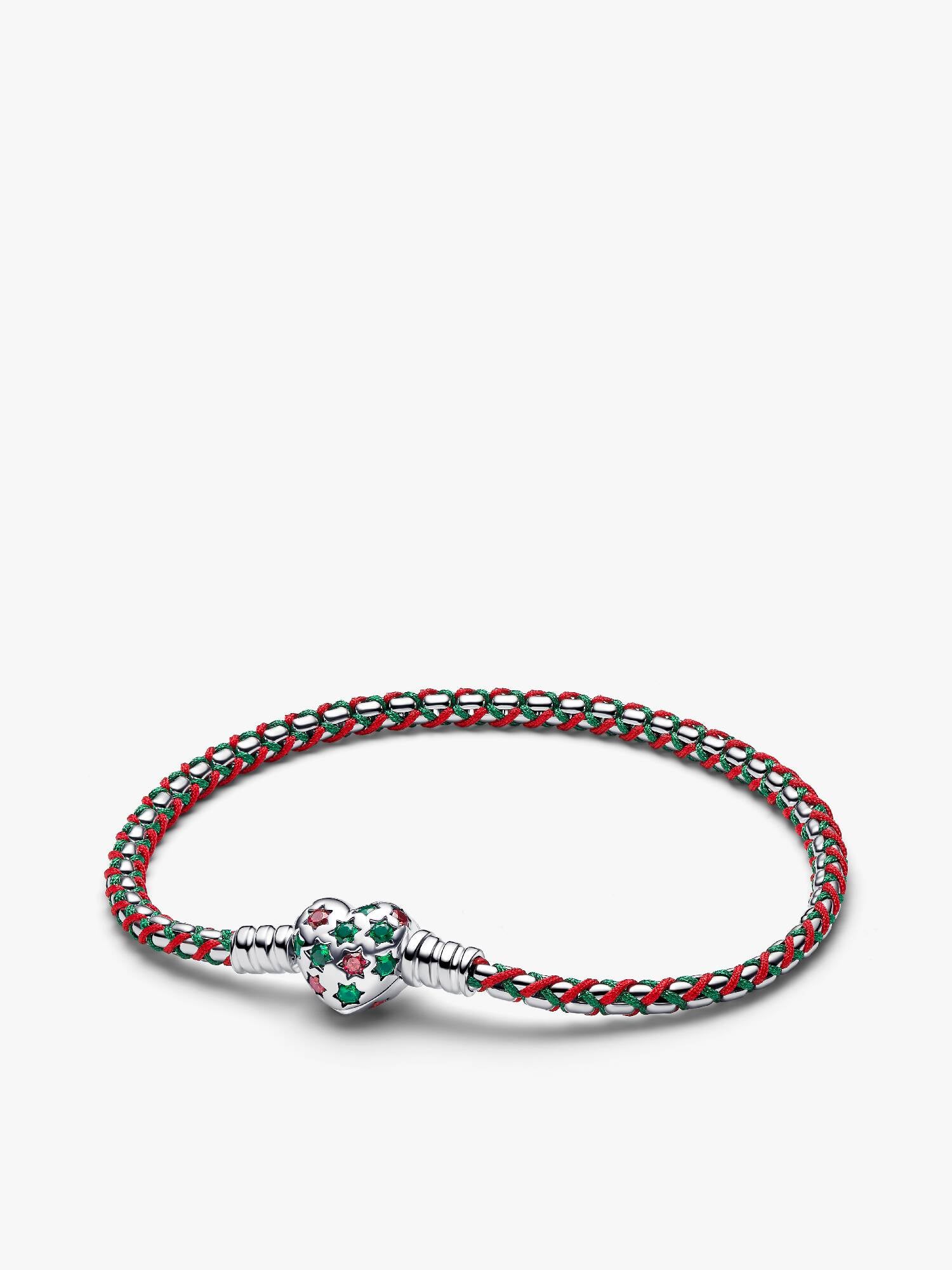Pulsera Caja Cadena Cordón Caramelo Navideño