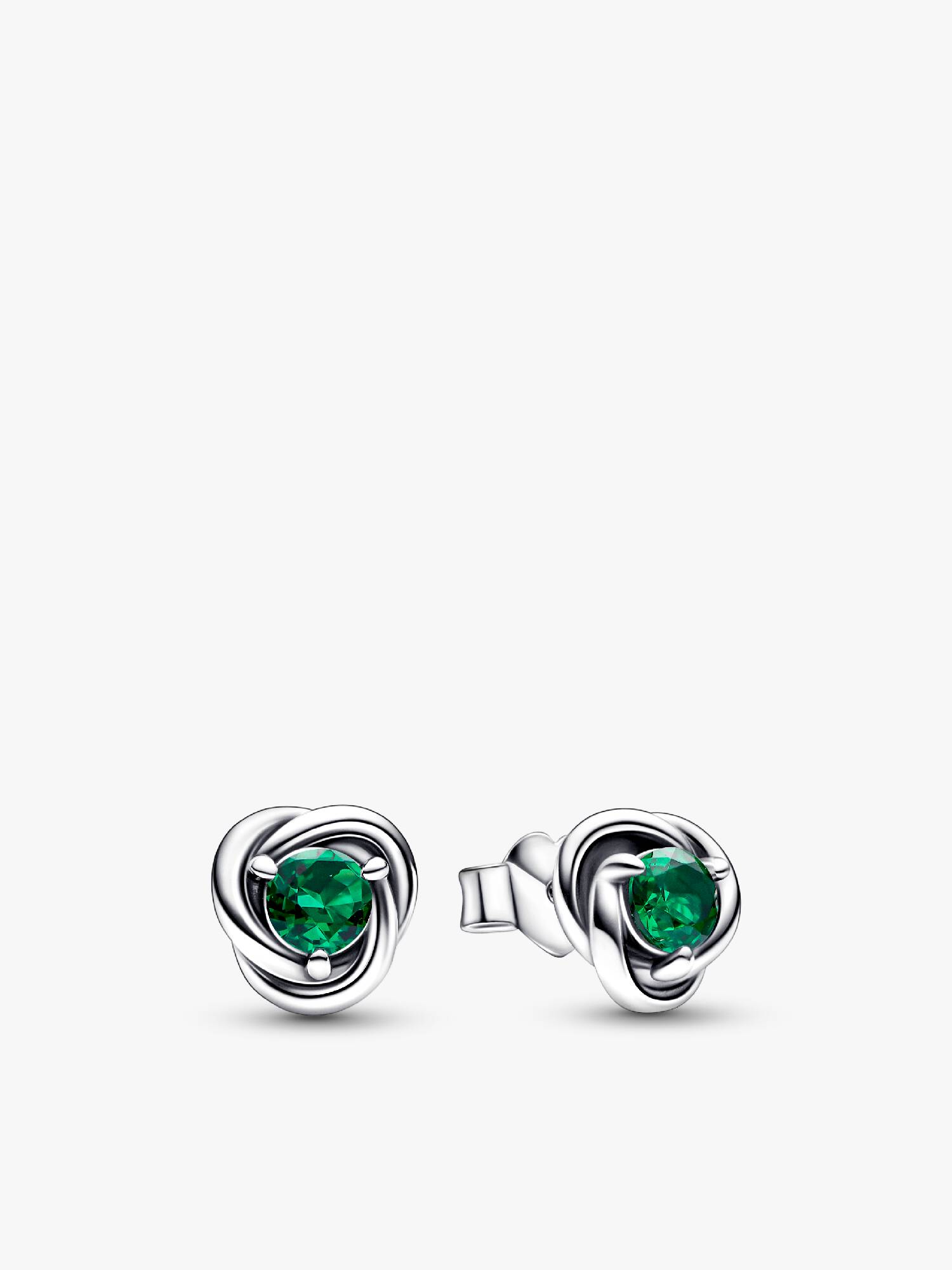 Pendientes de botón Circulo Eternity Mayo