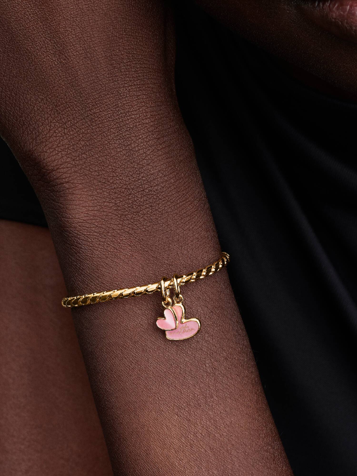 Charm Colgante Divisible Madre e Hija Rosa