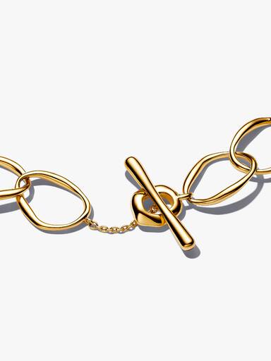 Pulsera de Eslabones Forma Orgánica