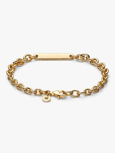 Pulsera de Eslabones Barra Grabable