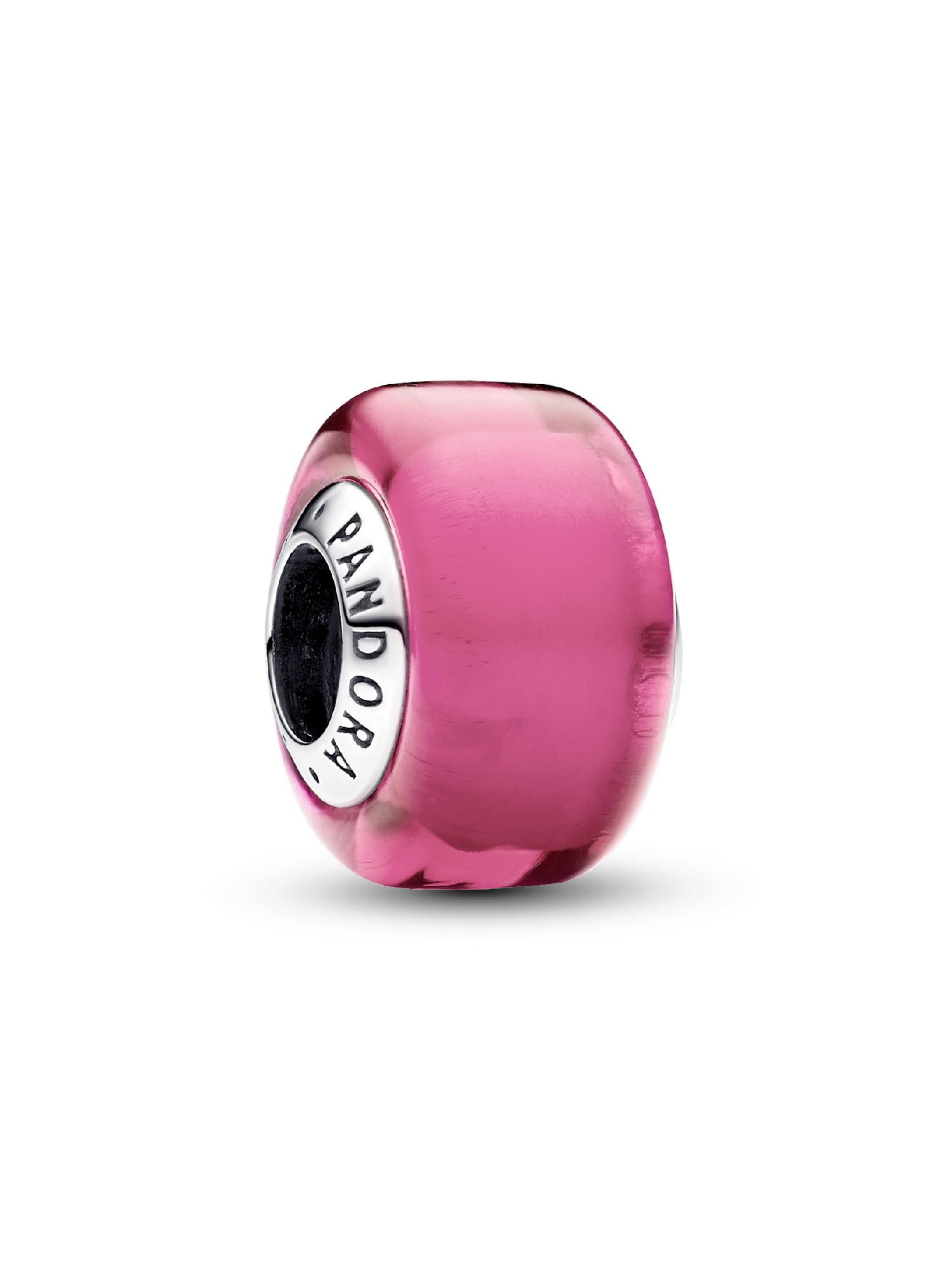 Charm Mini de Cristal de Murano Rosa