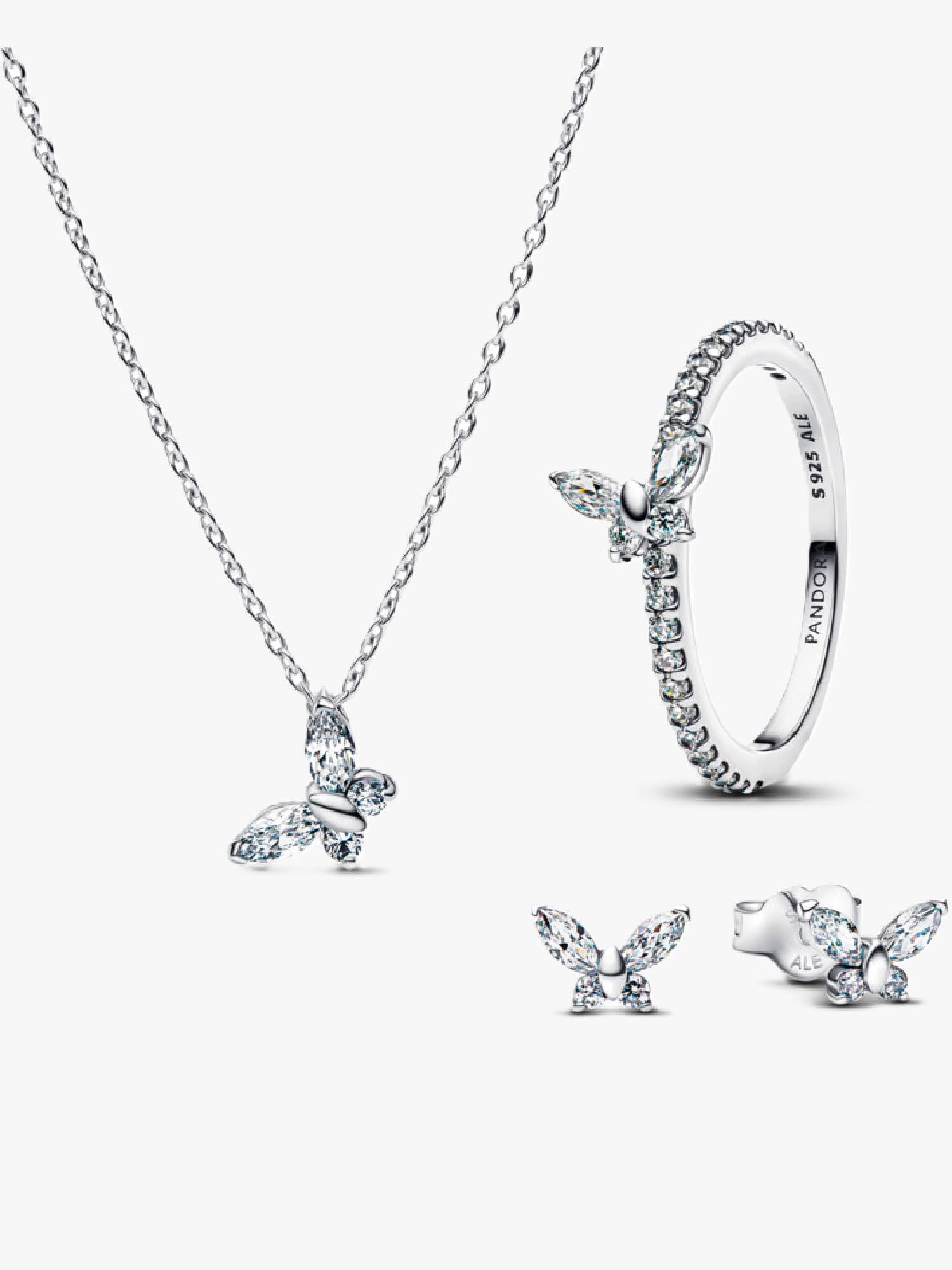 Conjunto de Joyería Mariposa Brillante