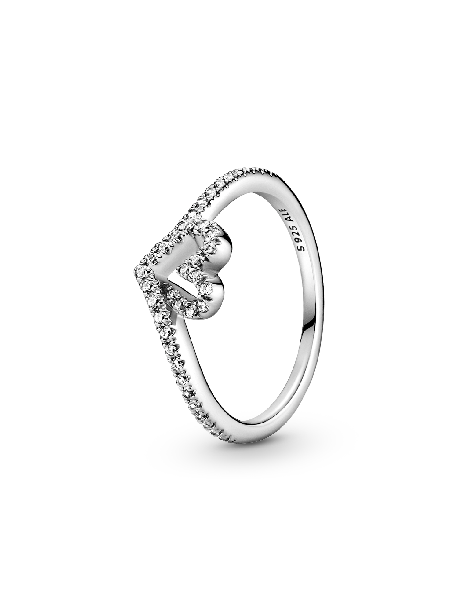 Anillo Corazón Espumoso Brillante