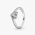 Anillo Corazón Espumoso Brillante Anillo Corazón Espumoso Brillante
