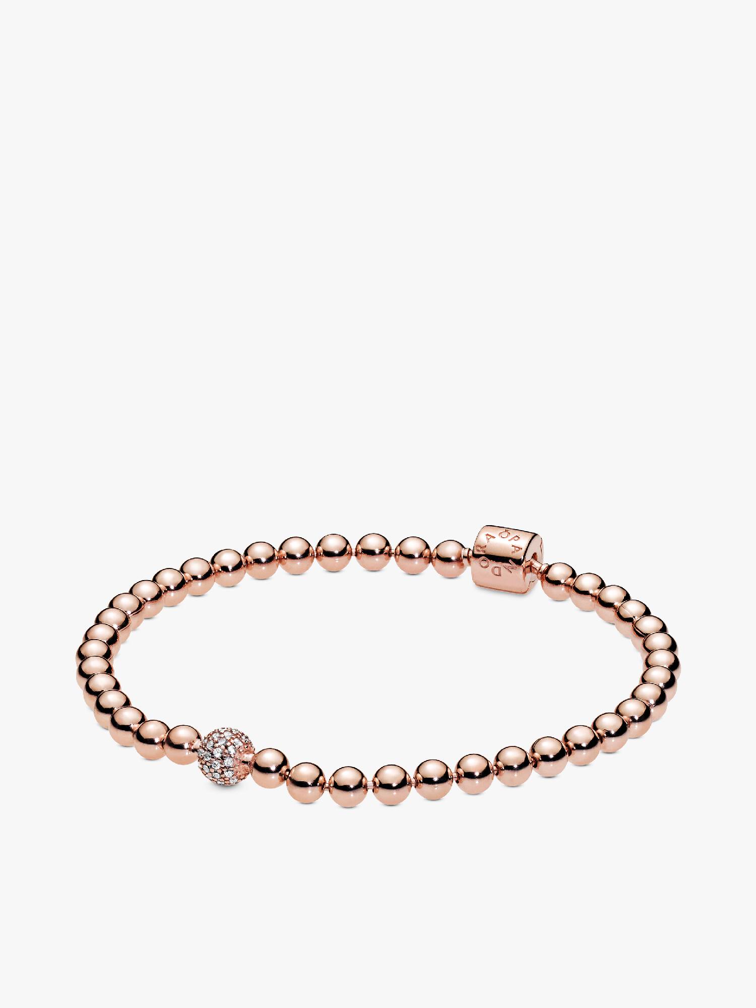 Pulsera de cuentas y pavé