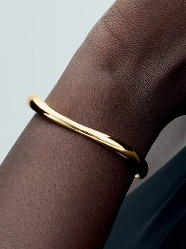 Pulsera Rígida Abierta Forma Orgánica