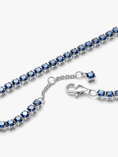 Pulsera de Tenis Azul Brillante