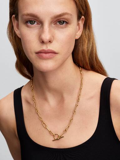 Collar en Y de Cadena de Eslabones
