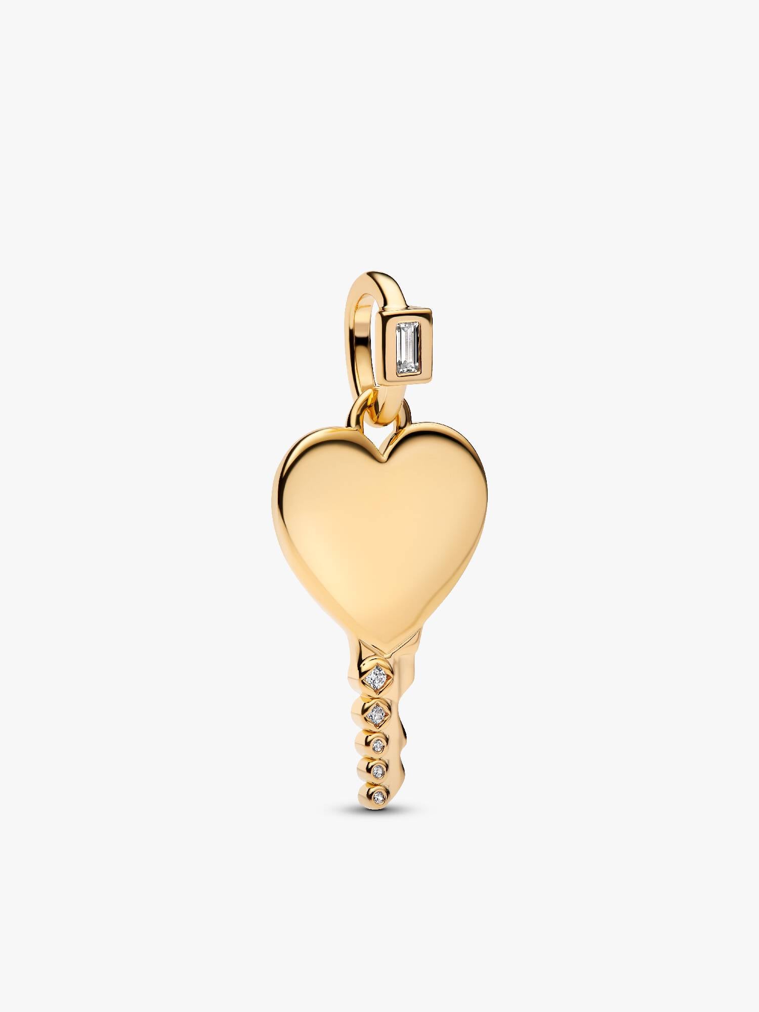 Colgante Etiqueta Grabable Llave Corazón