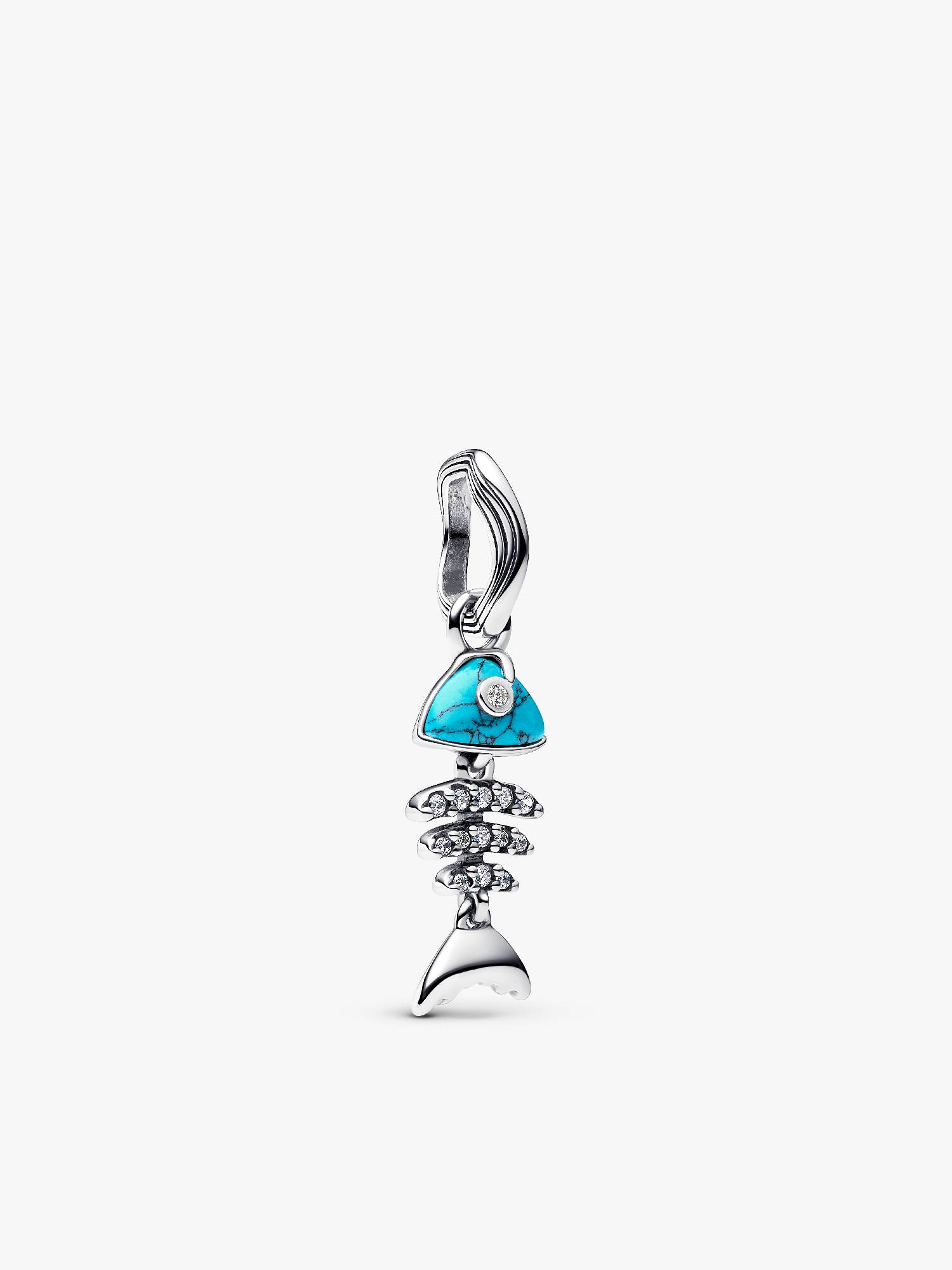 Charm Colgante Espina Pez Color Turquesa