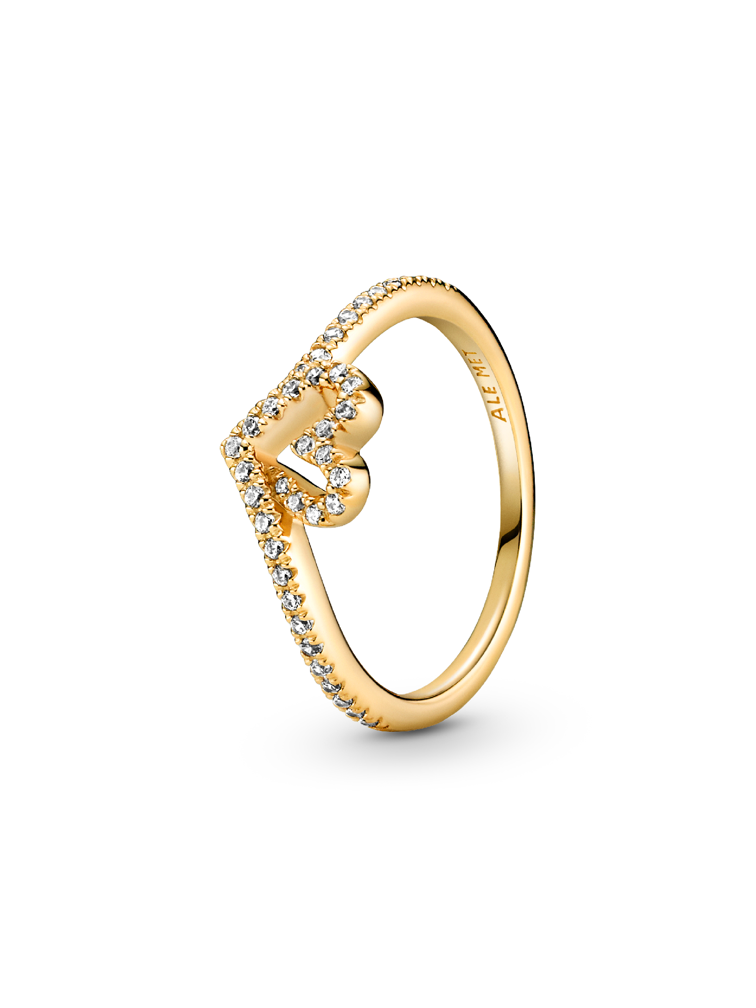 Anillo Corazón Brillante y Deseo