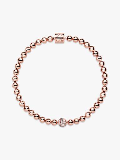 Pulsera de cuentas y pavé
