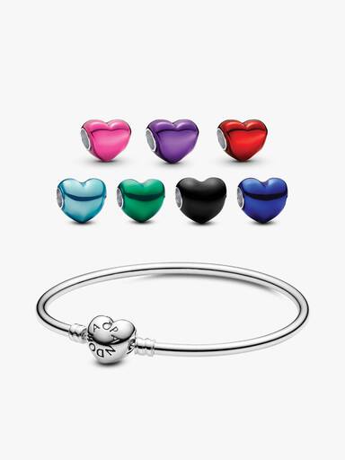 Conjunto de Regalo Corazones Arcoiris