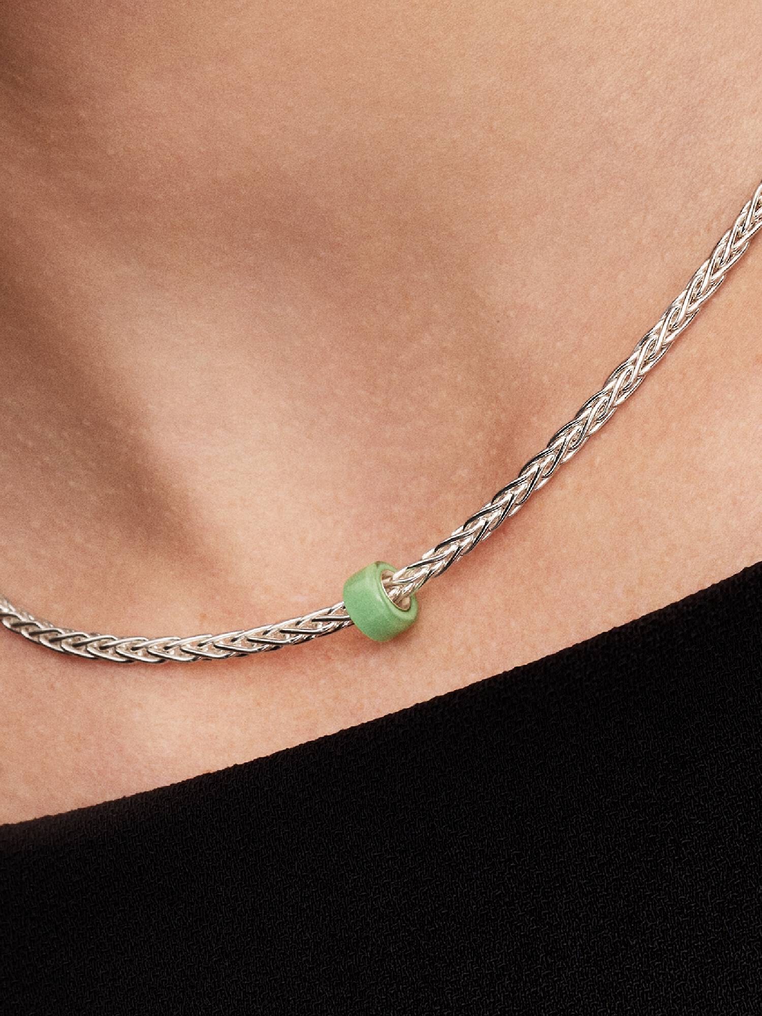 Charm Mini Cristal de Murano Verde