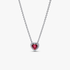 Collar Corazón Elevado Rojo Collar Corazón Elevado Rojo
