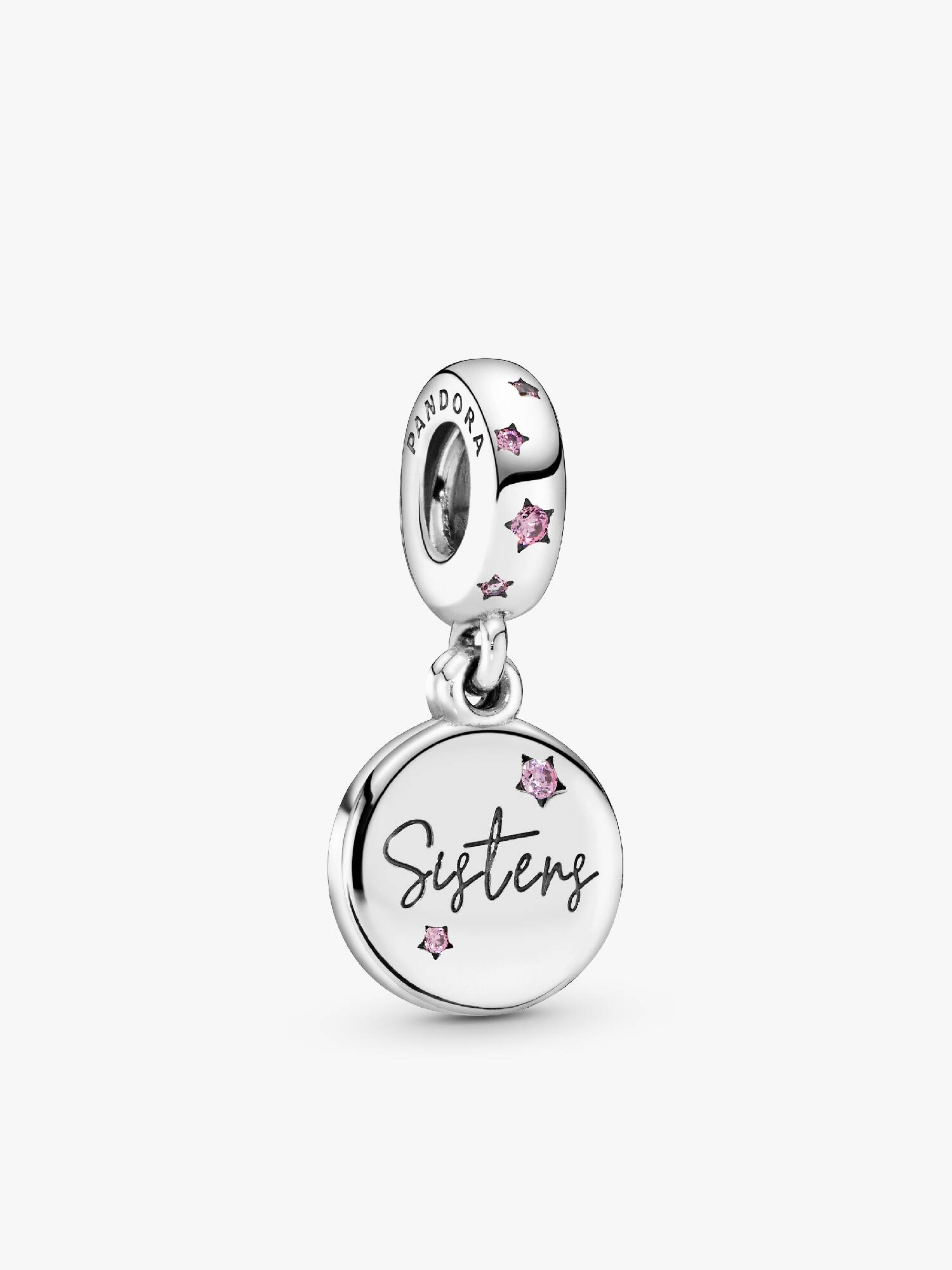 Charm colgante en plata de ley Hermanas Para Siempre