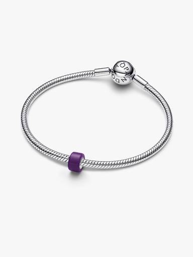 Charm Cristal de Murano Morado