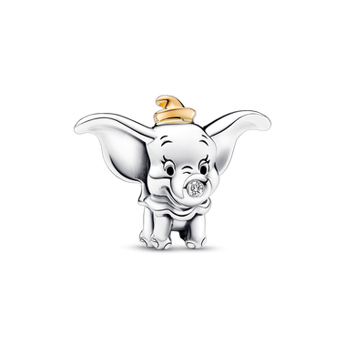 Charm Dumbo 100 Aniversario de Disney con Diamante sintético 0.009 ct TW GHI SI1