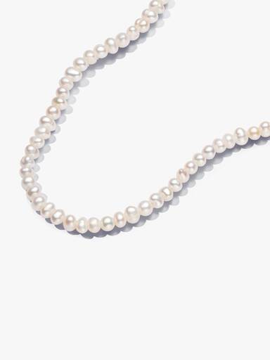 Collar Perlas Cultivadas de Agua Dulce Tratadas con Cierre de Barra T