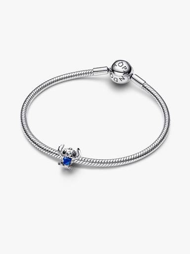 Charm Stitch Corazón Azul de Disney