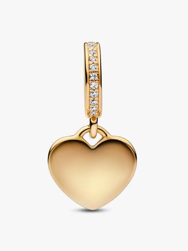 Charm Colgante Corazón Grabable