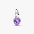 Charm Mini Colgante Pandora ME Chakra Corazón Morado Charm Mini Colgante Pandora ME Chakra Corazón Morado