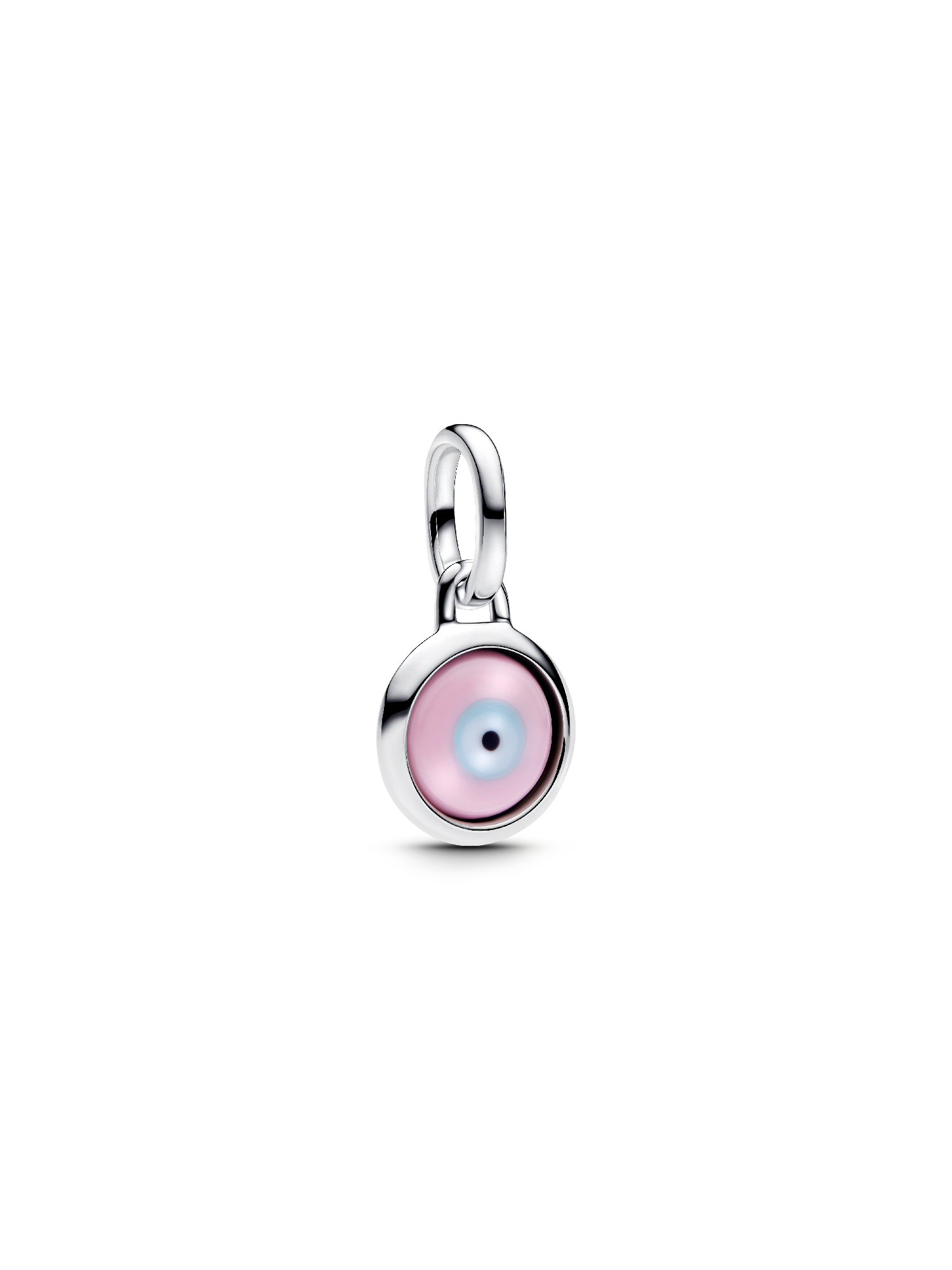 Charm Mini Colgante Pandora ME Ojo Turco Grabable de Cristal de Murano