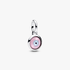 Charm Mini Colgante Pandora ME Ojo Turco Grabable de Cristal de Murano Charm Mini Colgante Pandora ME Ojo Turco Grabable de Cristal de Murano