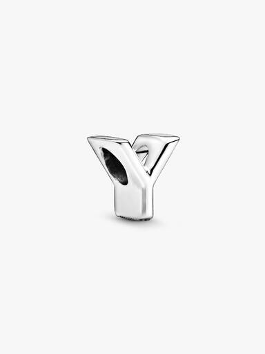 Charm en plata de ley Letra Y