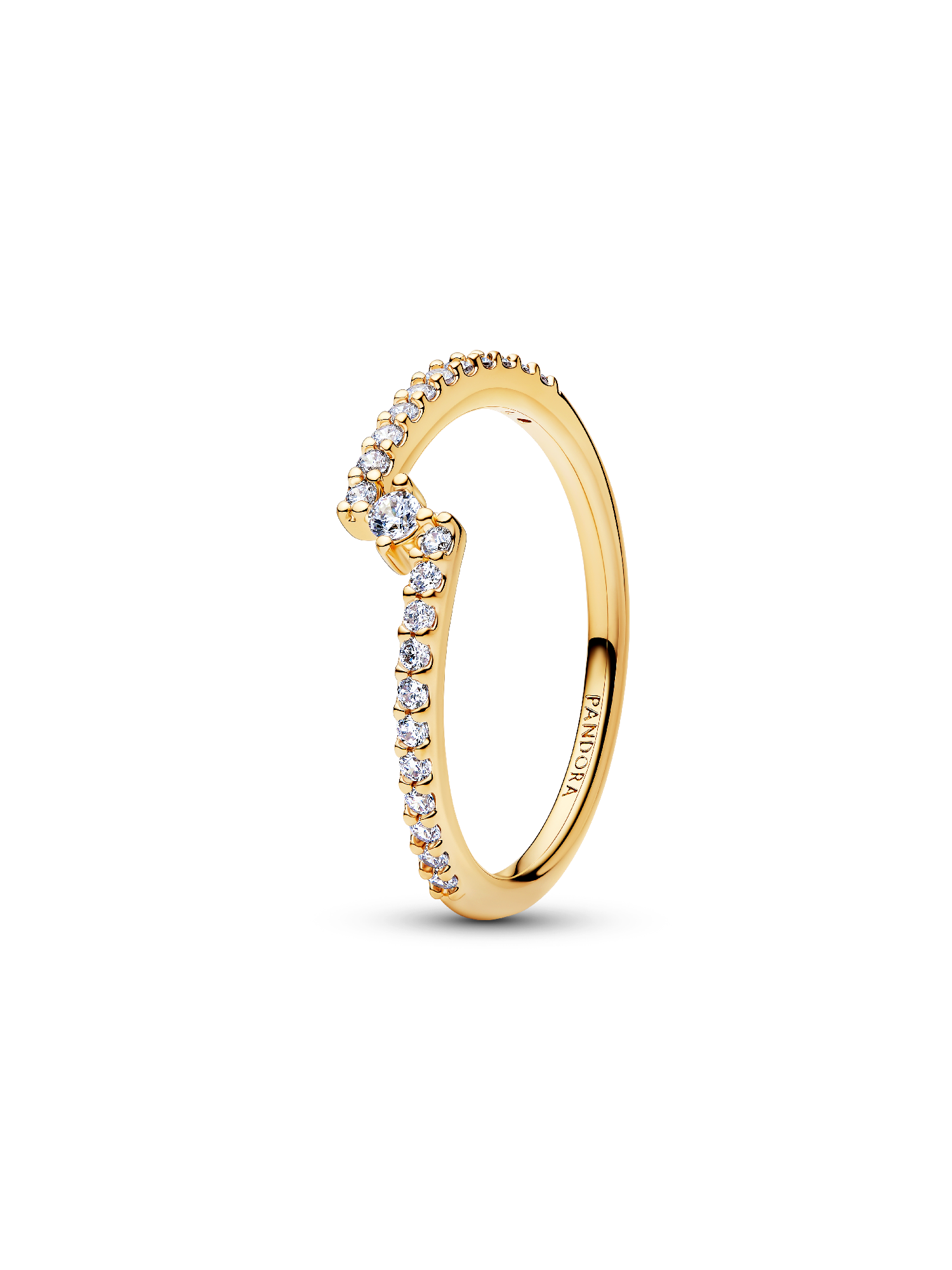 Anillo Abierto en Pavé Brillante