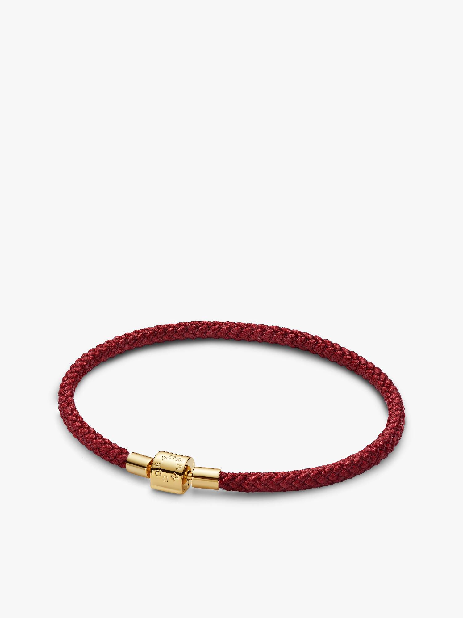 Pulsera Cordón Rojo Brillante